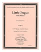 LITTLE FUGUE IN G MINOR CLAR TRIO cover